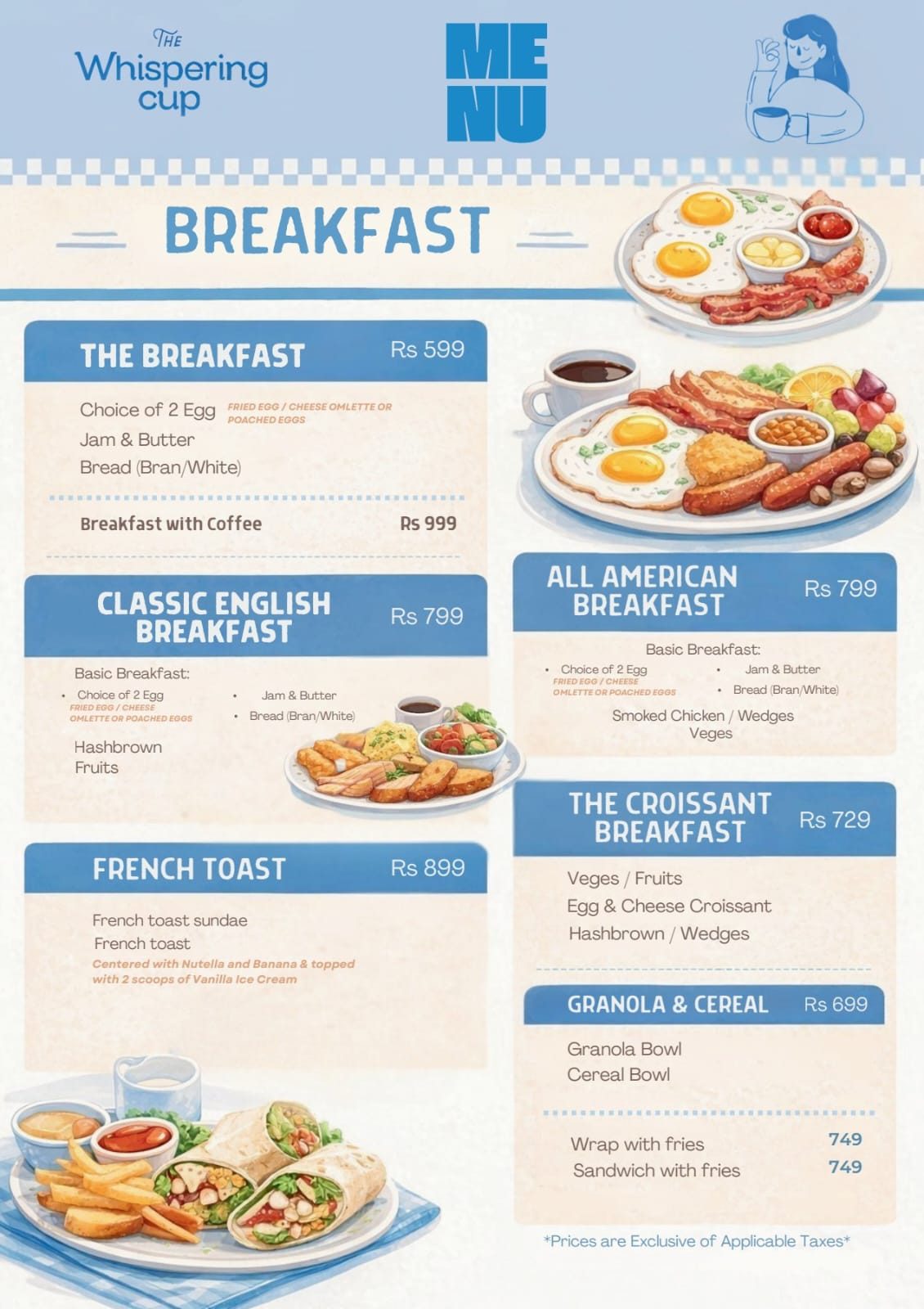 Breakfast Menu